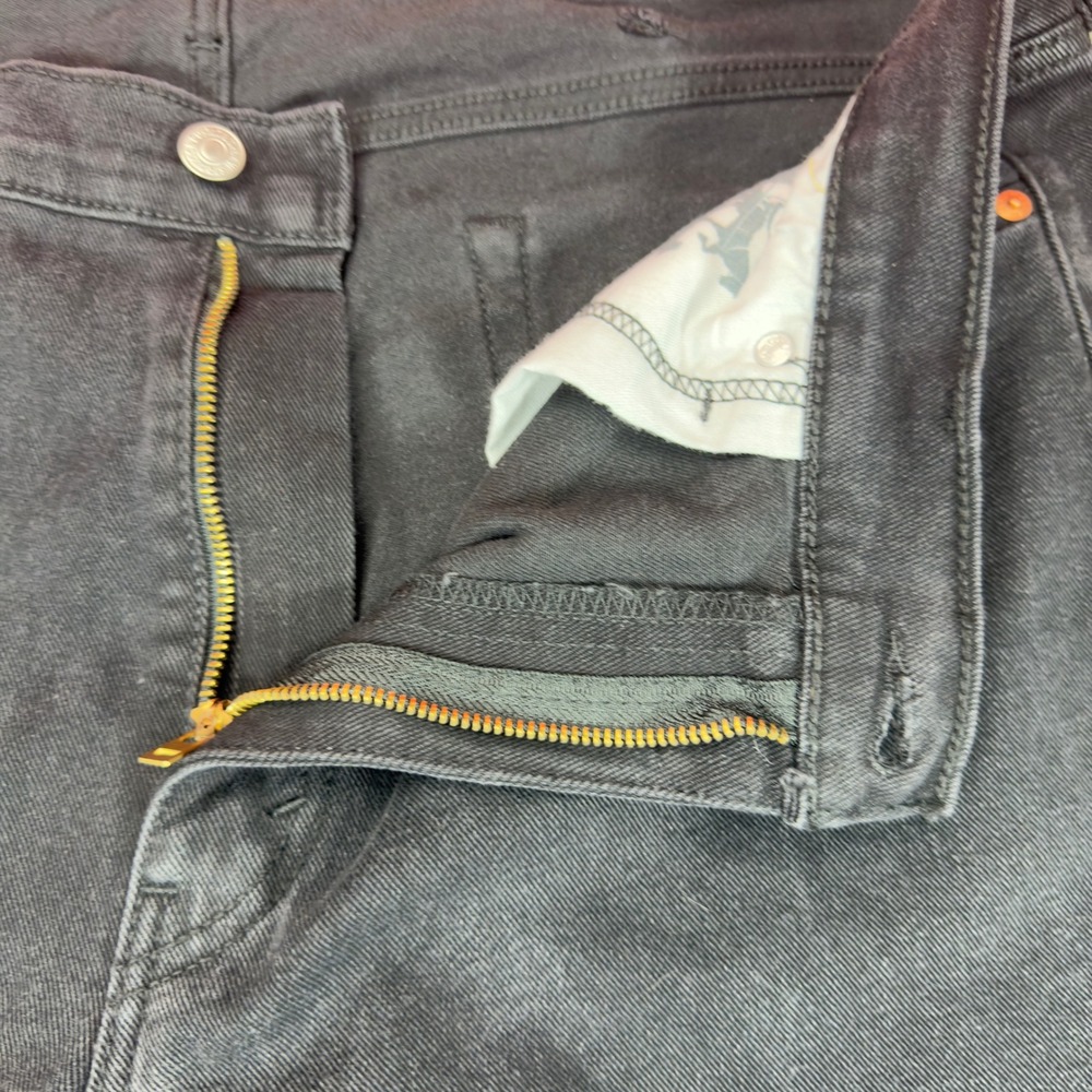 Levis 514 Straight Fit Jeans Mens 38x27 Black Denim Pants 514-0731 Classic Fit - Picture 11 of 11